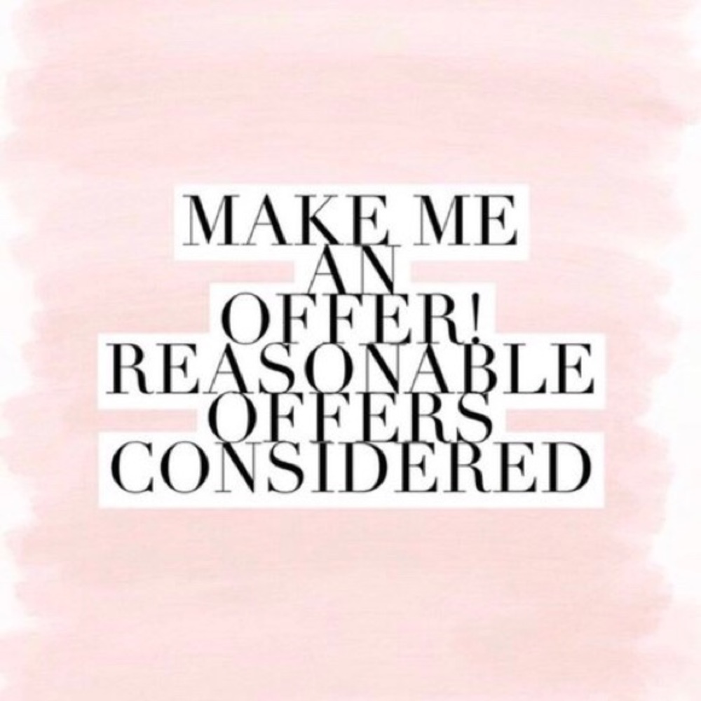 Make me offers!! Reasonable ones accepted!! 😊